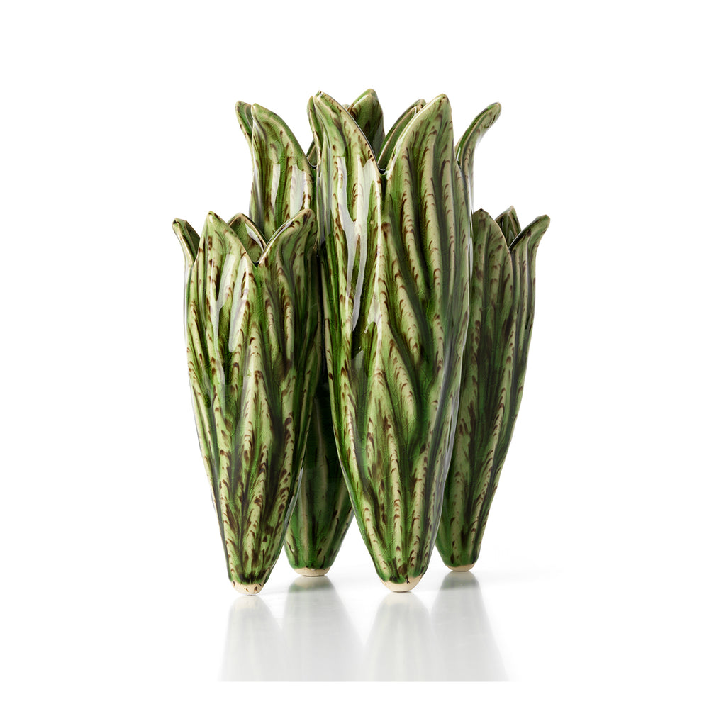 Il Vaso Tulip Leaf - Verde Foresta