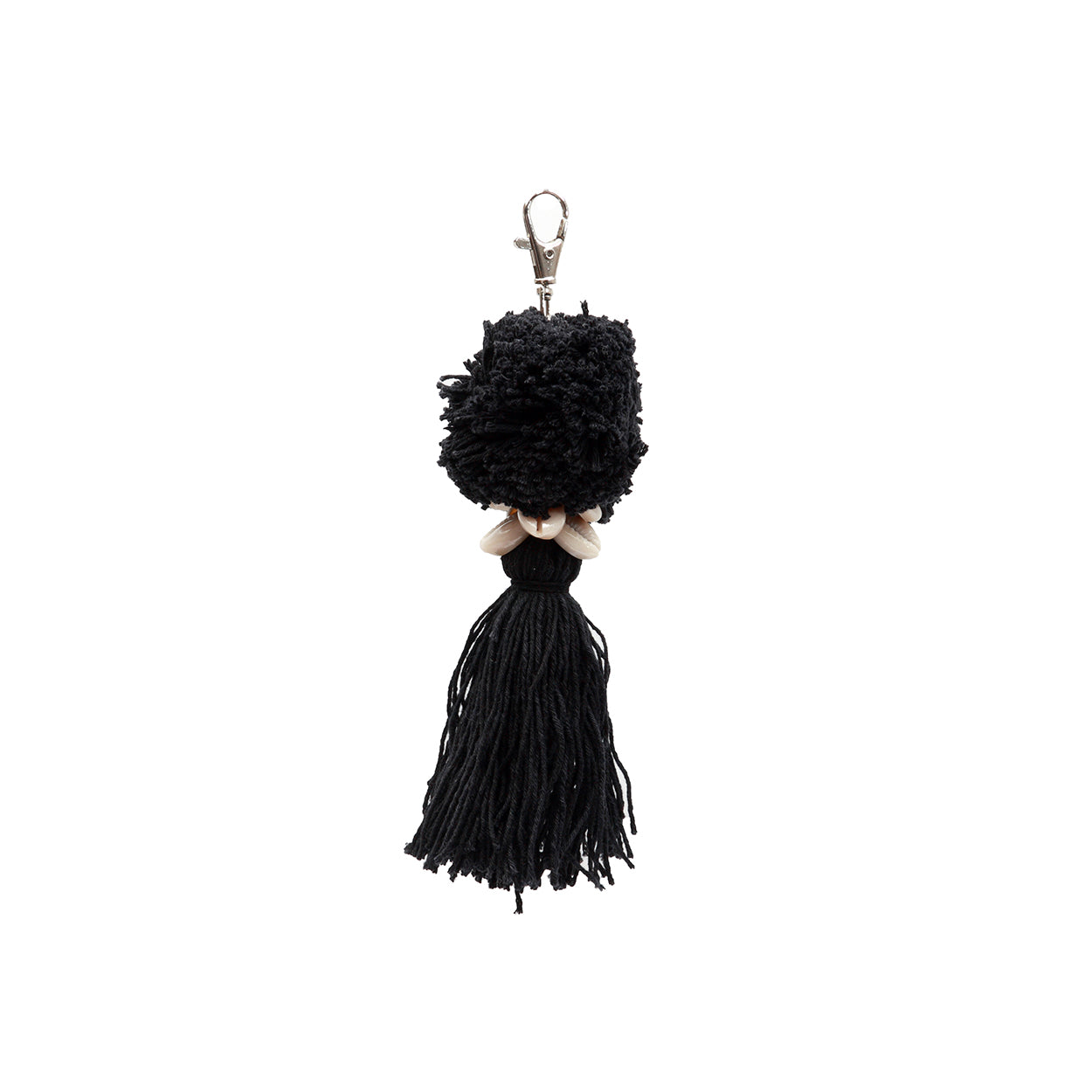 The Pompom Keychain - Black