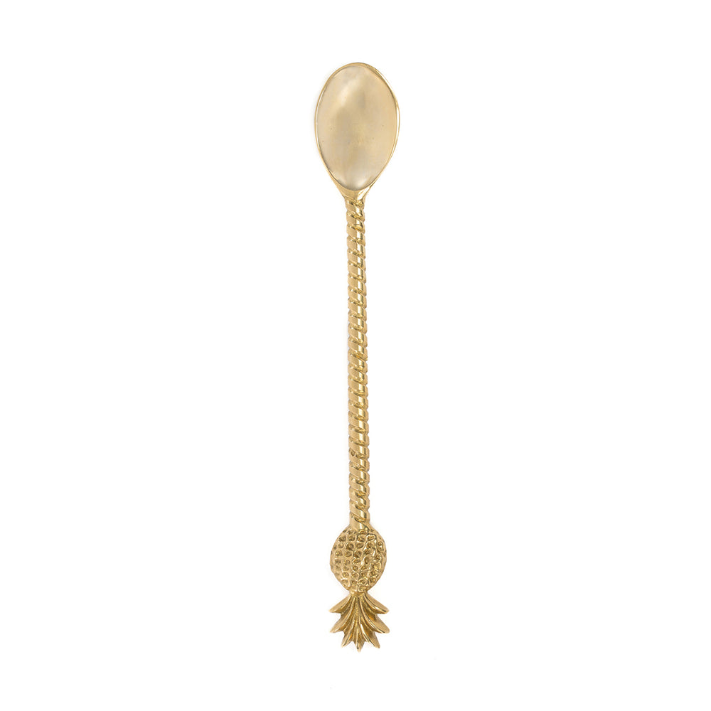 The Pineapple Long Spoon - Gold