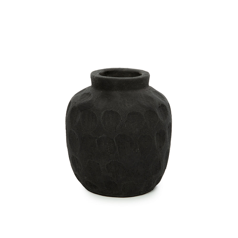 Die Trendy Vase - Schwarz - S
