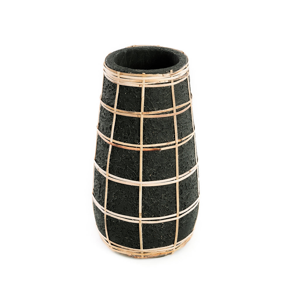 Die Cutie Vase - Schwarz Natur - M
