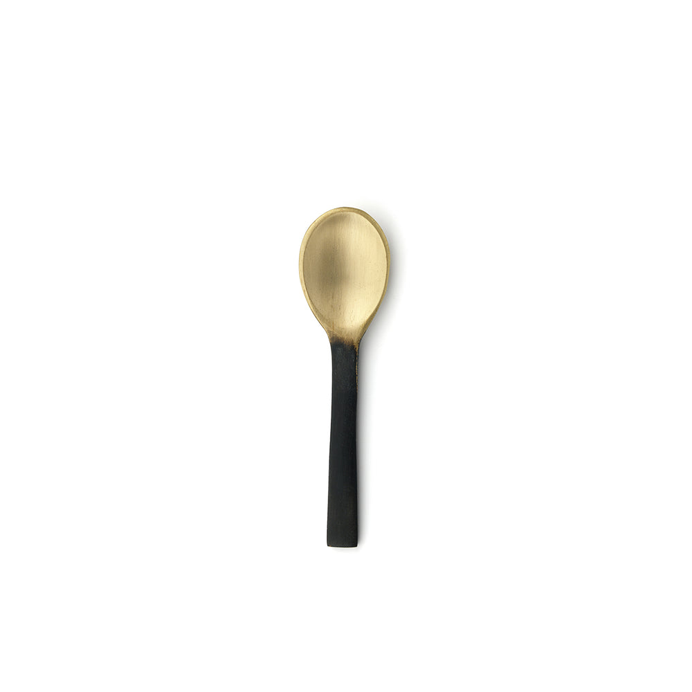 De Mini Zout Schep - Zwart Goud - S