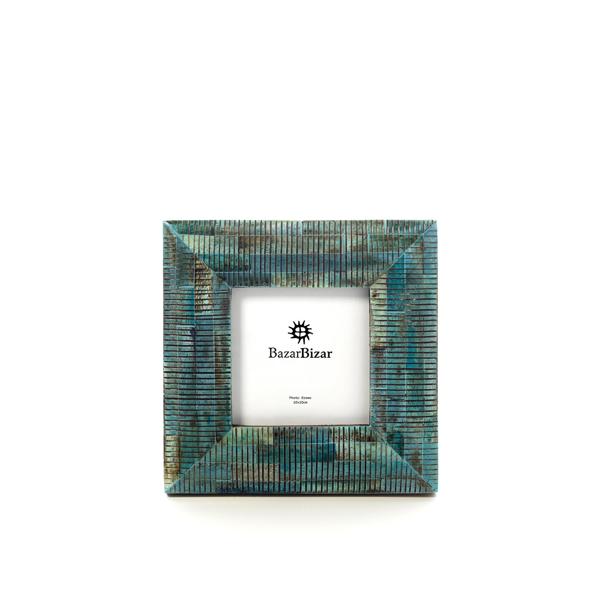 El Ocean Ripple Frame - Turquesa - 10x10