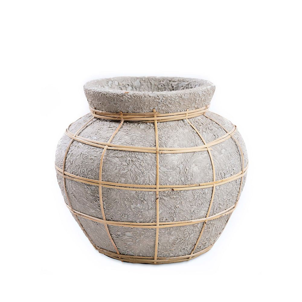 The Belly Vase - Concrete Natural - M