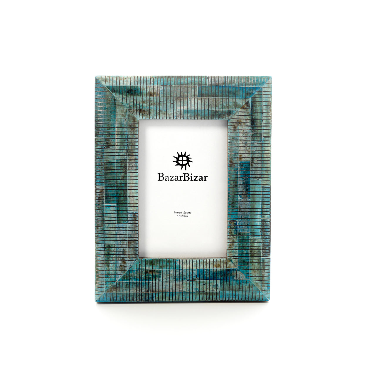 Das Ocean Ripple Frame - Türkis - 10x15