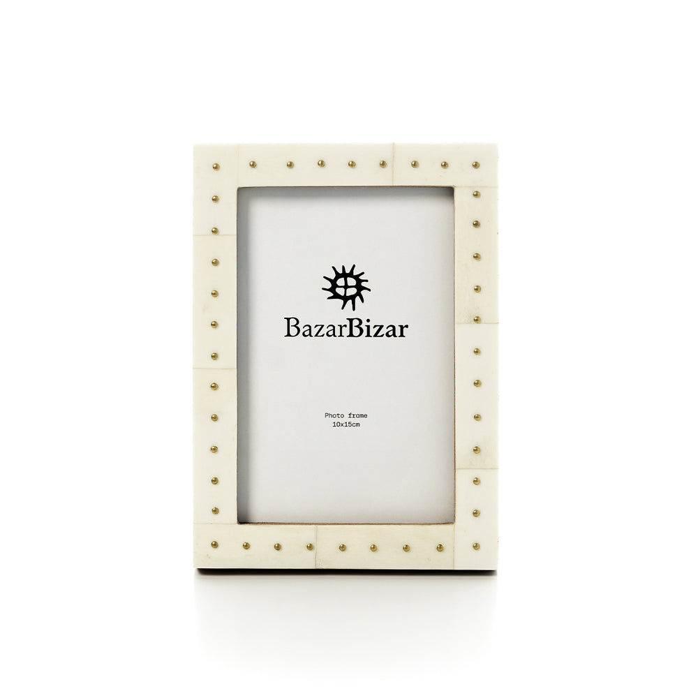 Der Boho Dot Rahmen - Creme - 10x15