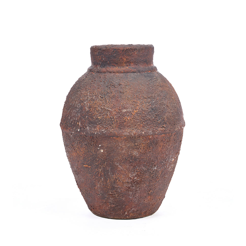 Die Amphora Rustica Vase - Burgunderrot - M