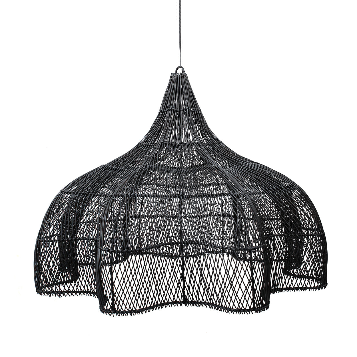 La Lampada A Sospensione Whipped - Nero - XL