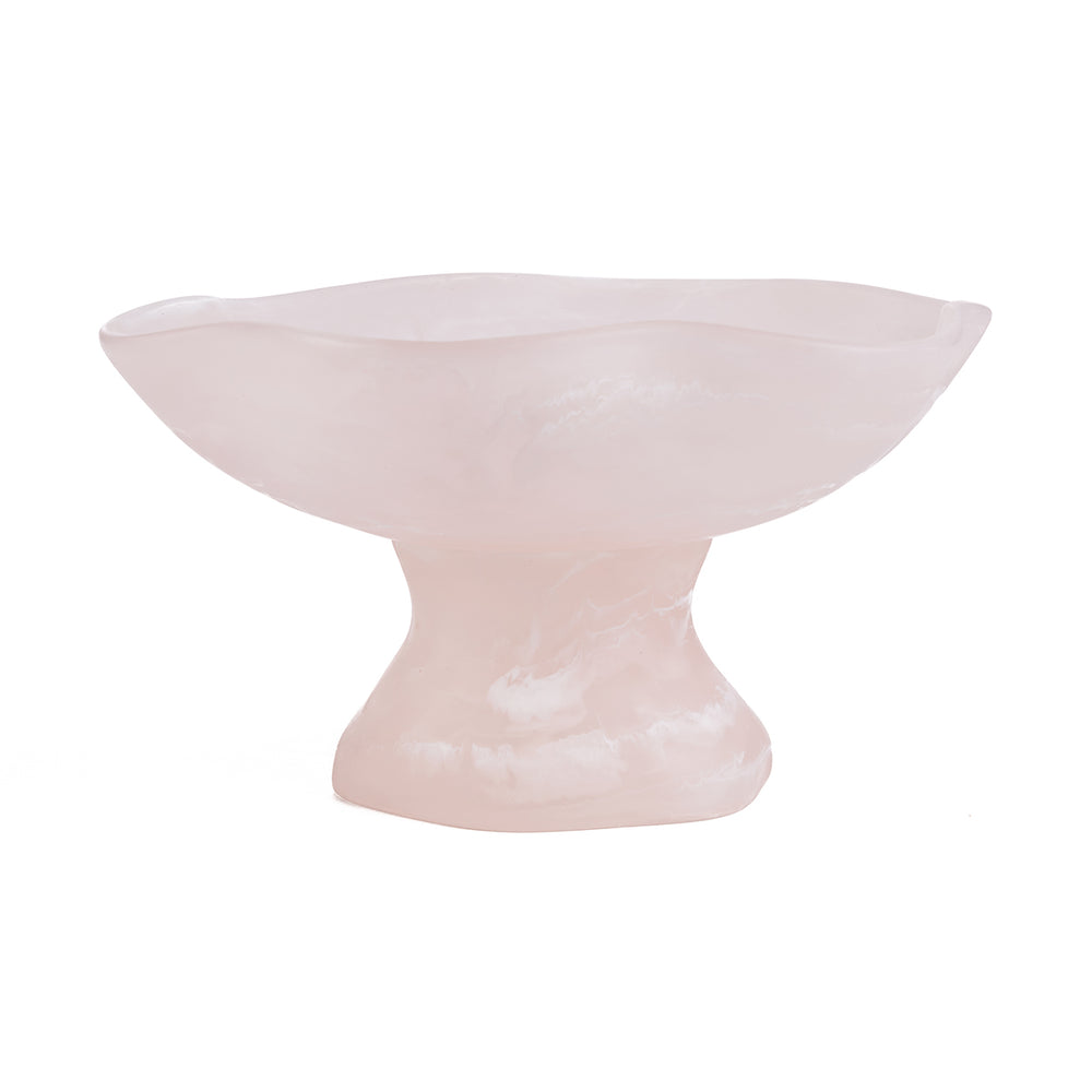 El Soporte De Frutas Orgánico De Resina - Rosa Blanco