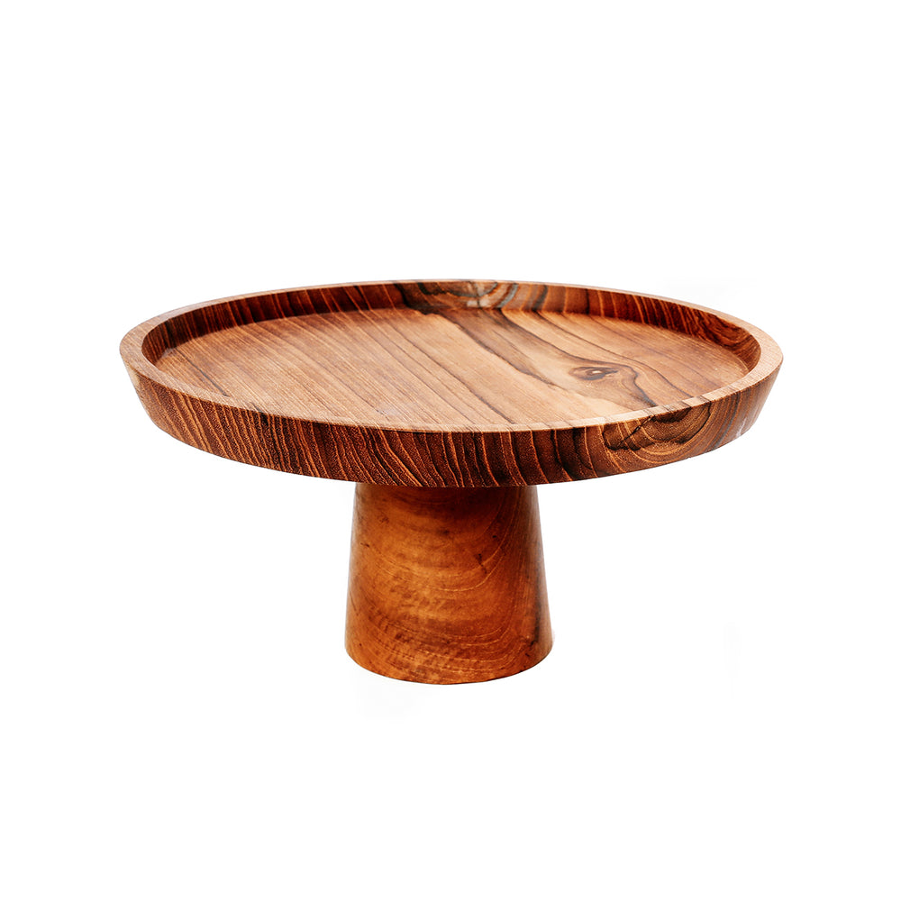 Le Plateau À Gâteaux Teak Root - M