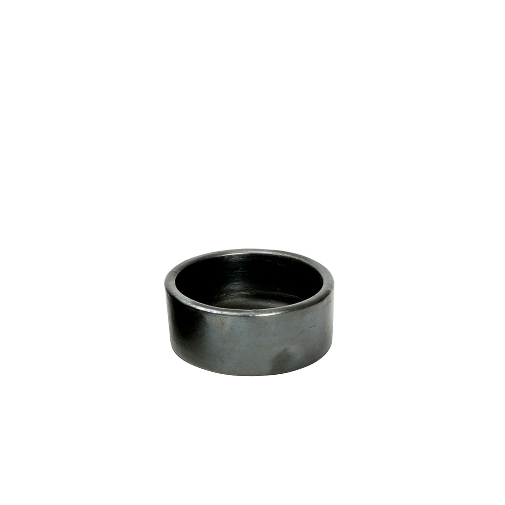 Minimalist oven-safe small terracotta serving bowl.