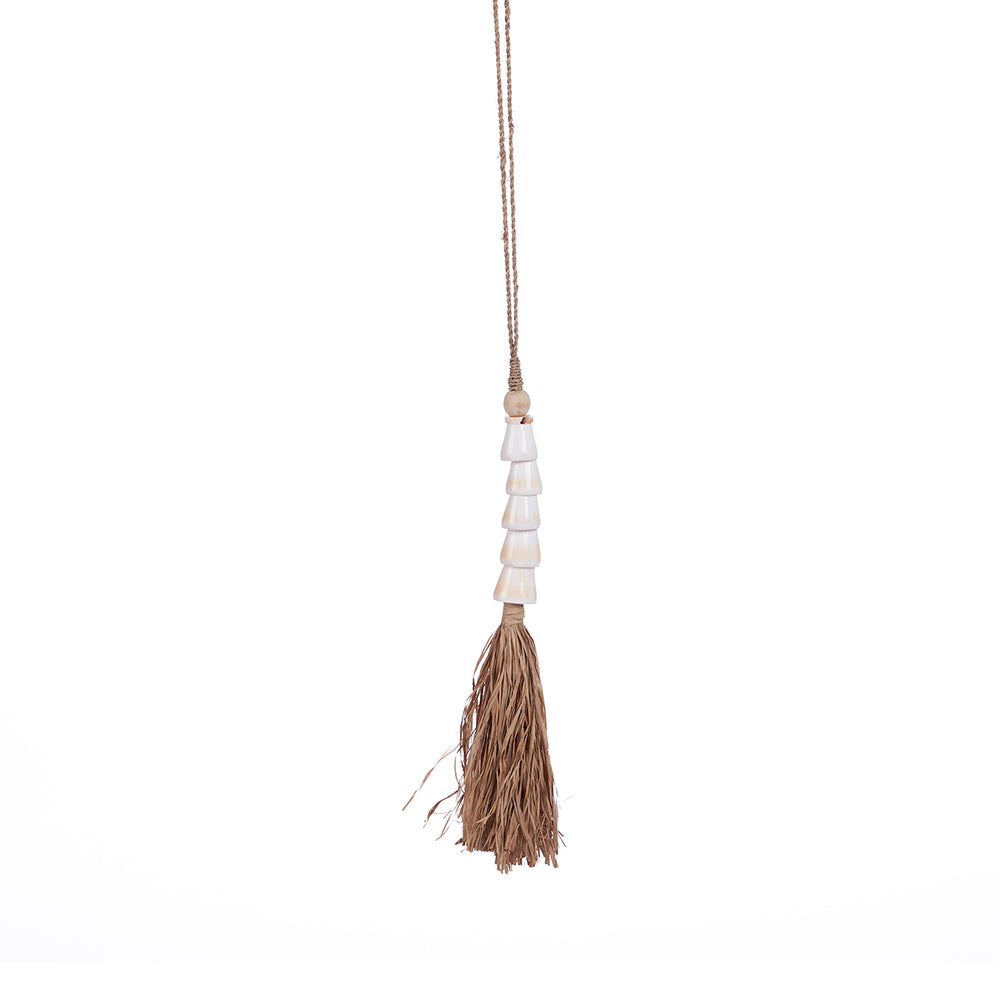 De Kegel Schelpen Kwast - Natuurlijk Wit