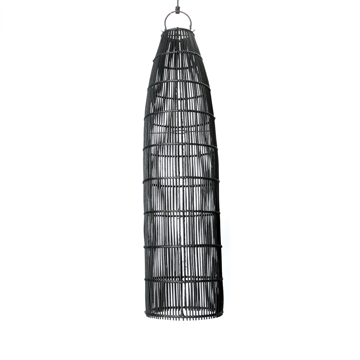 The Fish Trap Pendant - Black - L