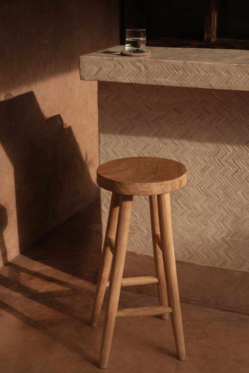 The Kedut Bar Stool - Natural