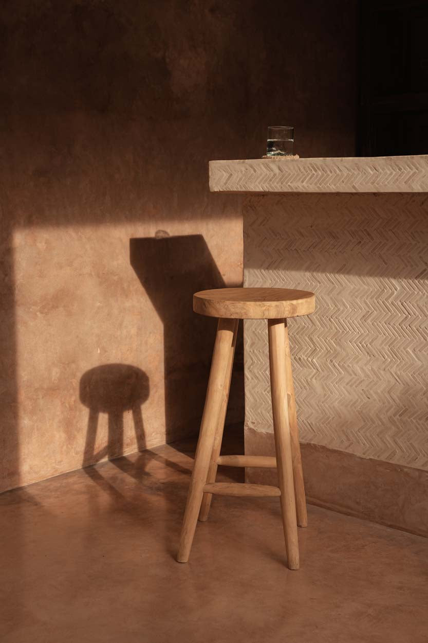 The Kedut Bar Stool - Natural