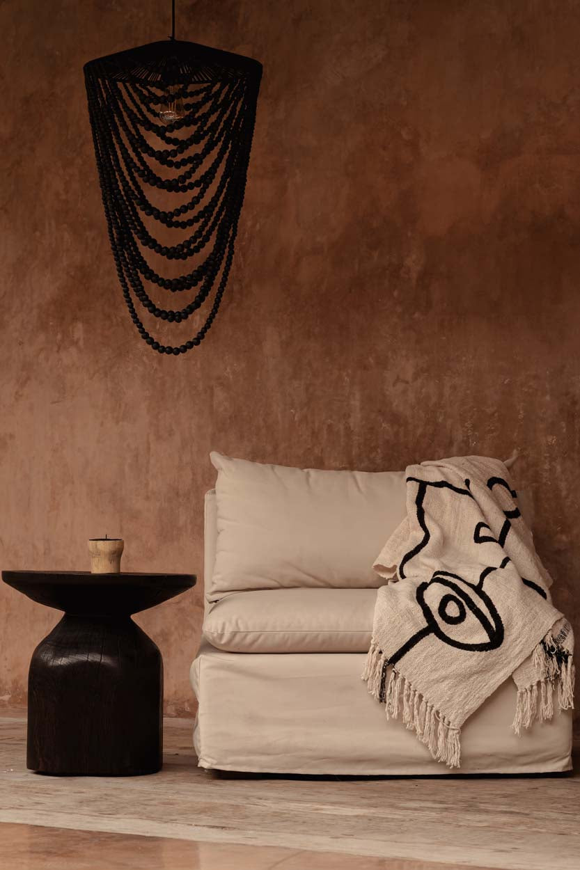 Manta para Cama Evil Eye - Negro