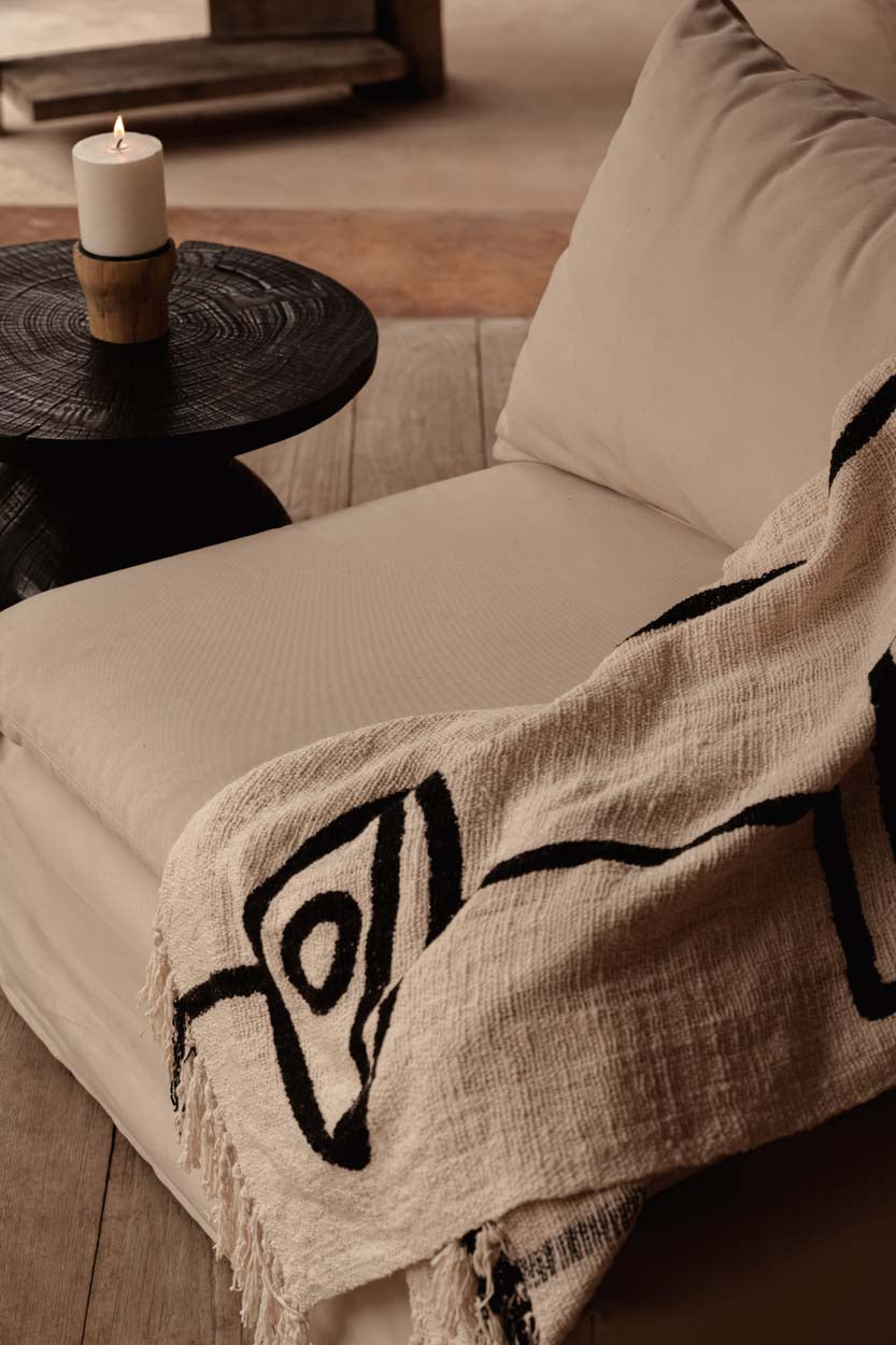 Manta para Cama Evil Eye - Negro