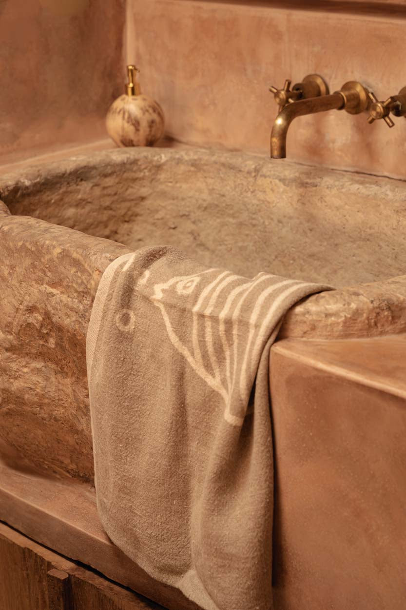 Il Canovaccio Fish In Lino - Bianco Naturale - 50x70