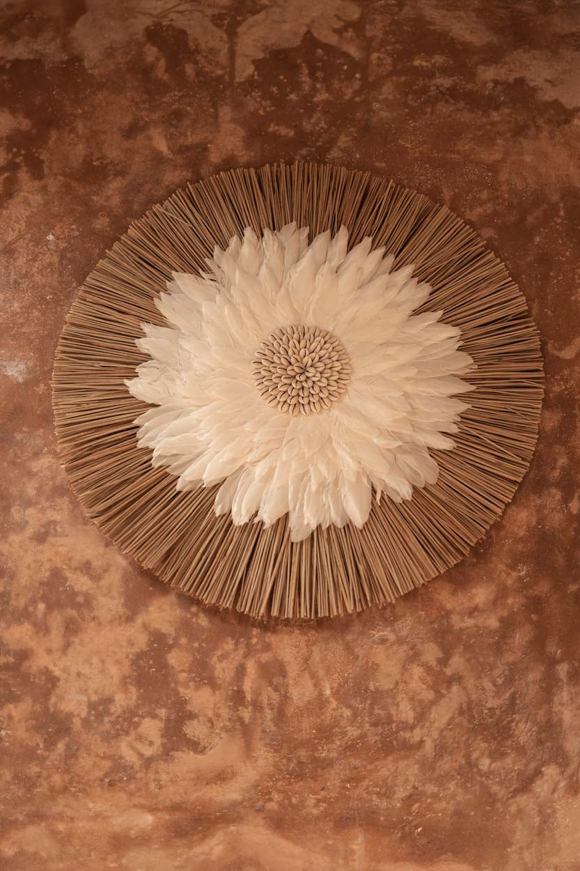 El Alang Feather Juju - Natural Blanco