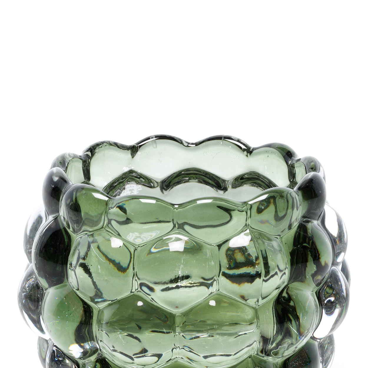 The Bubble Glow Candle Holder - Green