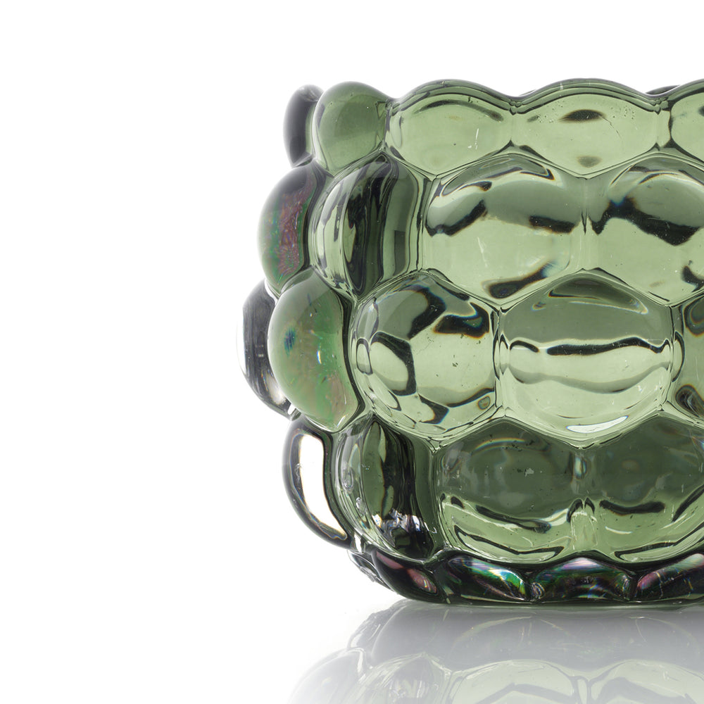 The Bubble Glow Candle Holder - Green