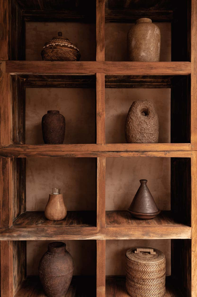 Der Terra Totem Kerzenhalter - Braun