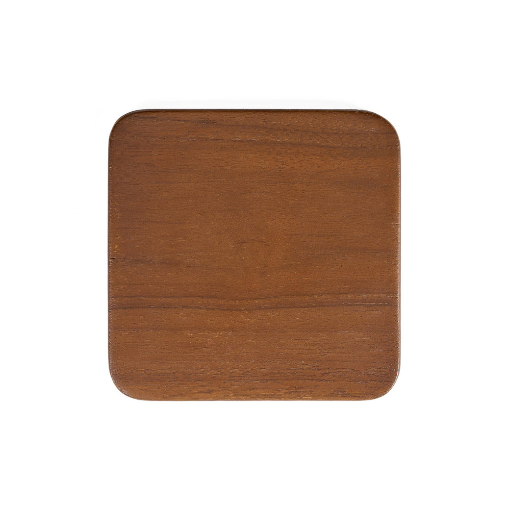 El Posavasos Material - Marrón Oscuro Liso