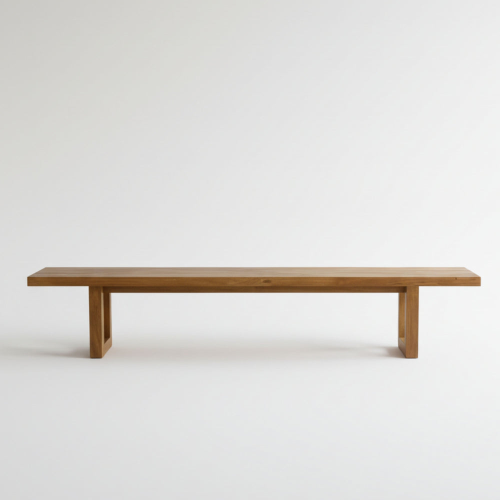 Banc à Pied Carré - Naturel - 280