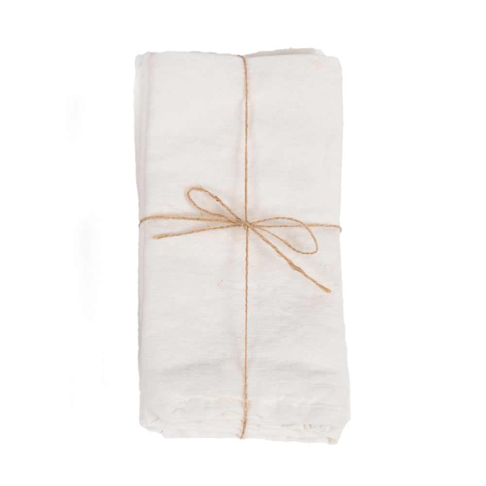 Die Linen Serviette - Weiß