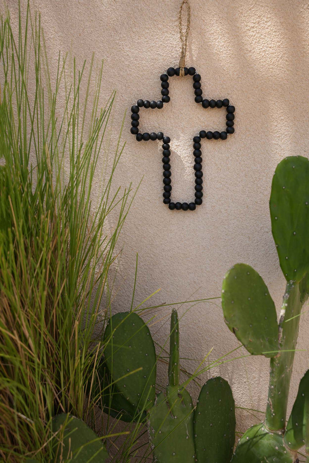 Das Holzkreuz Zum Aufhängen - Schwarz