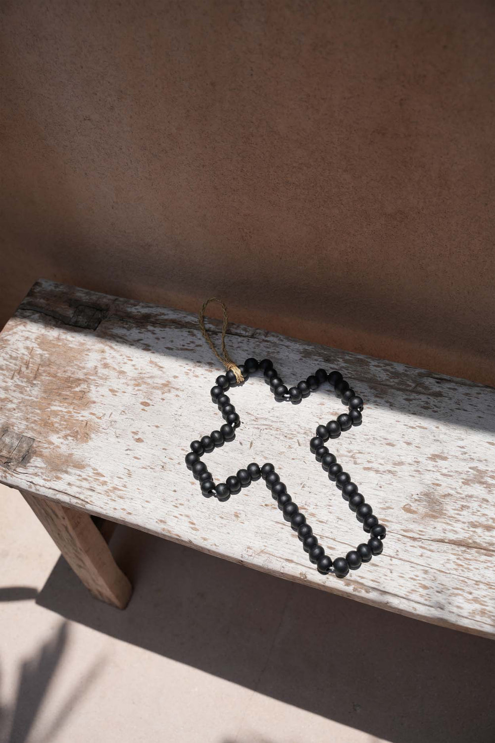Das Holzkreuz Zum Aufhängen - Schwarz