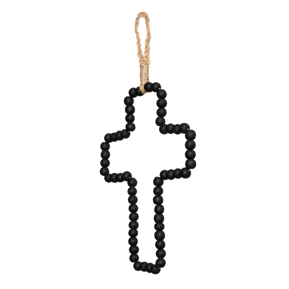 Das Holzkreuz Zum Aufhängen - Schwarz