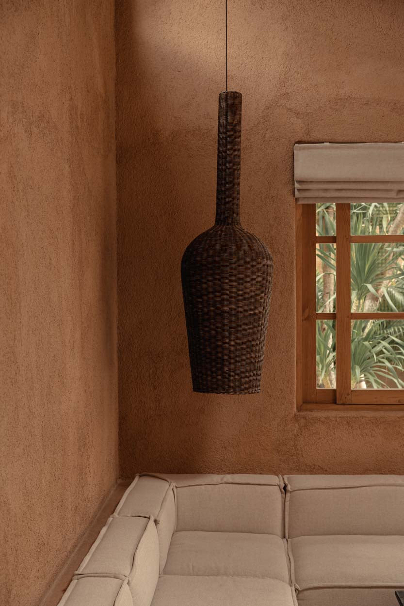 La Lámpara Colgante Amphora - Nogal Oscuro - XXL