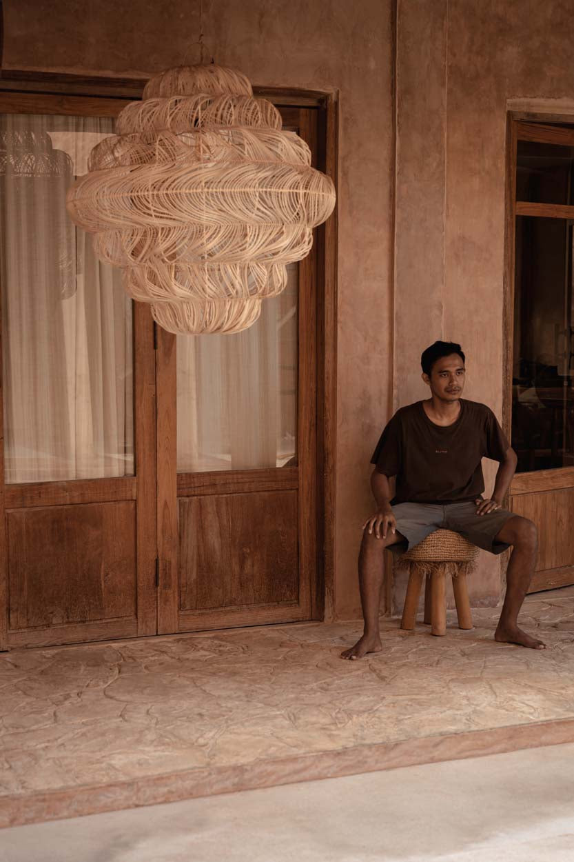 Il Lampadario Aurora Puff - Naturale - XL