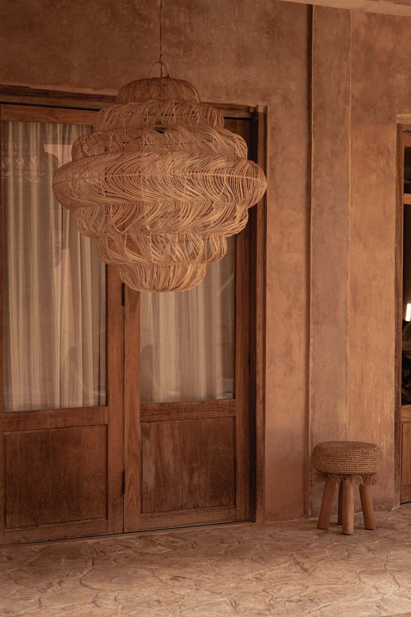 Il Lampadario Aurora Puff - Naturale - XL