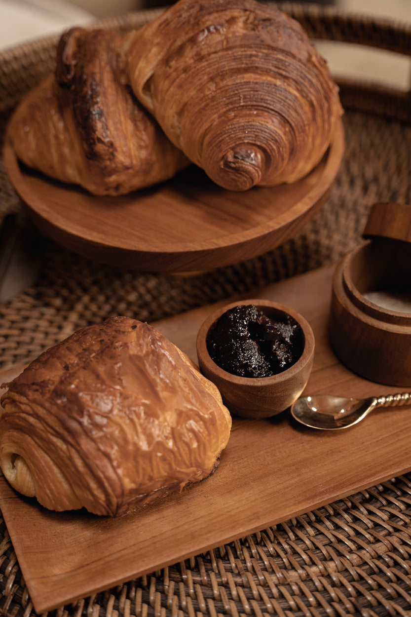 Le Plateau À Gâteaux Teak Root - M
