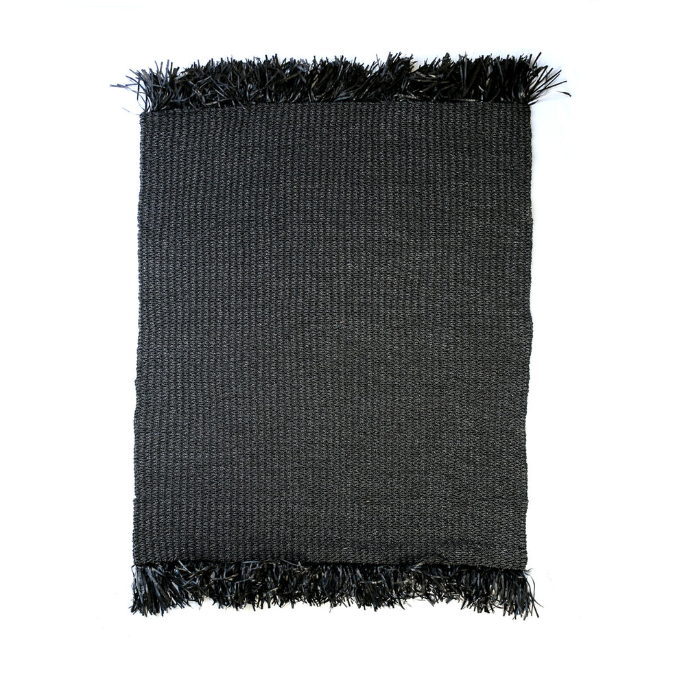 The Fringed Carpet - Black - 200x300