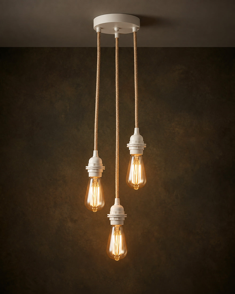 Douille Plafond - Blanc Naturel - 3 Fixations