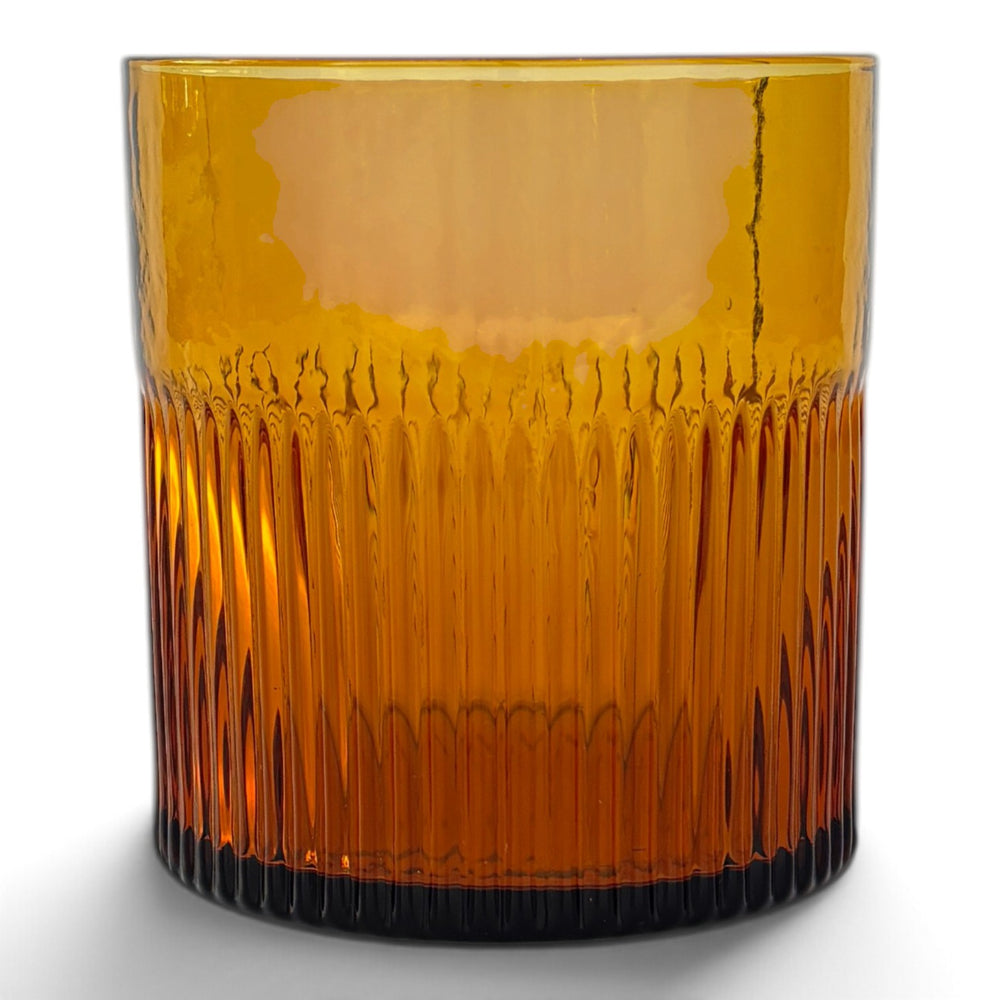 Le Verre Bas Amber Rippled - Ambre
