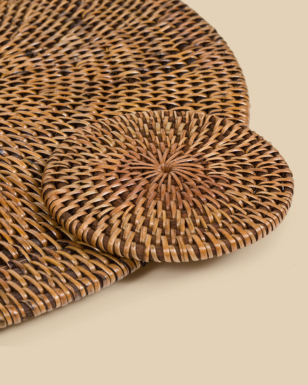 Il Sottobicchiere Coloniale - Marrone Naturale