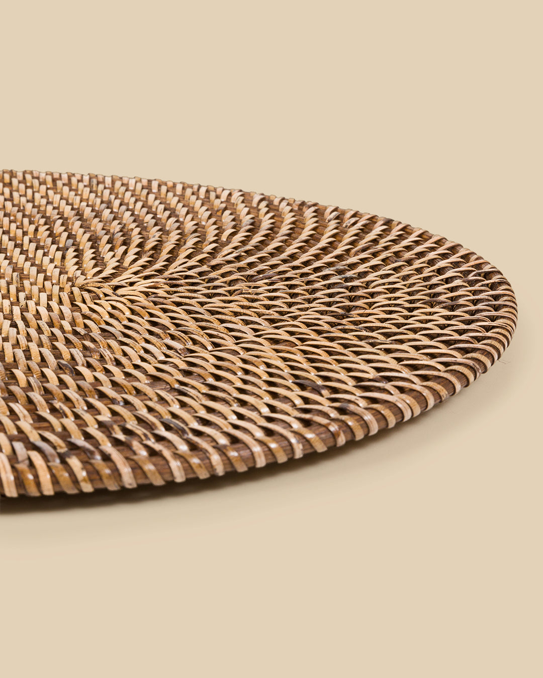 Tovaglietta Ovale Coloniale - Marrone Naturale