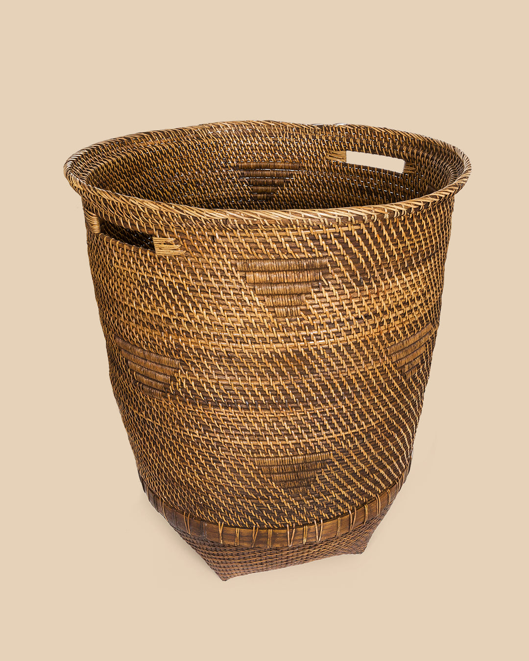 El Cesto de Ropa Colonial - Marrón Natural - XL