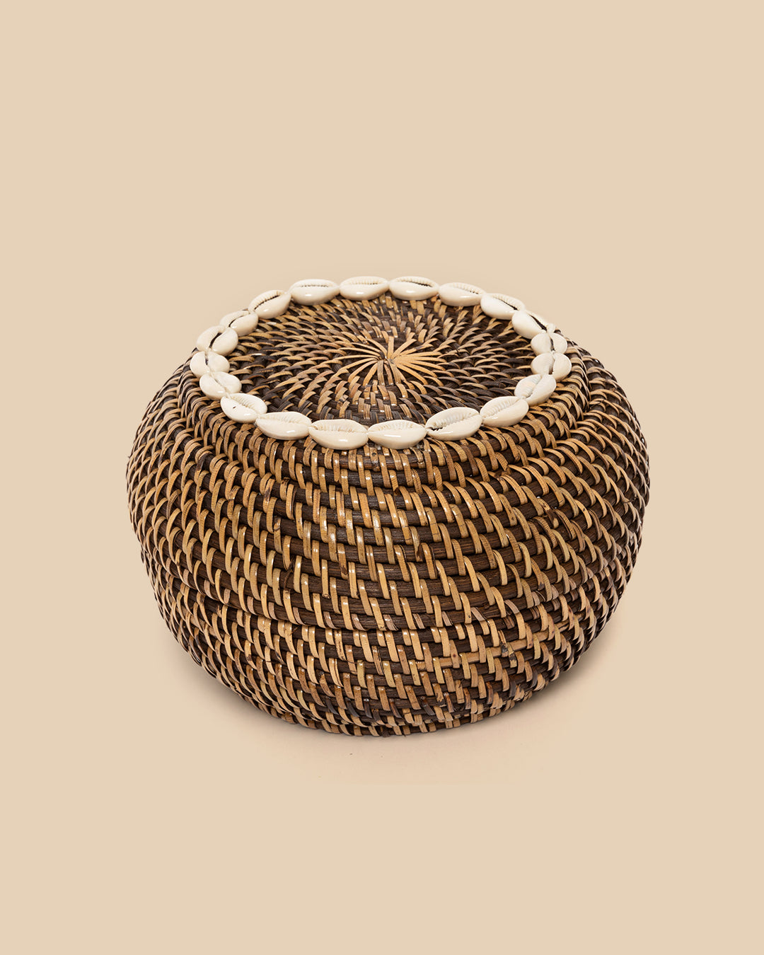 Il cestino coloniale Peek-a-Boo - Marrone naturale - S