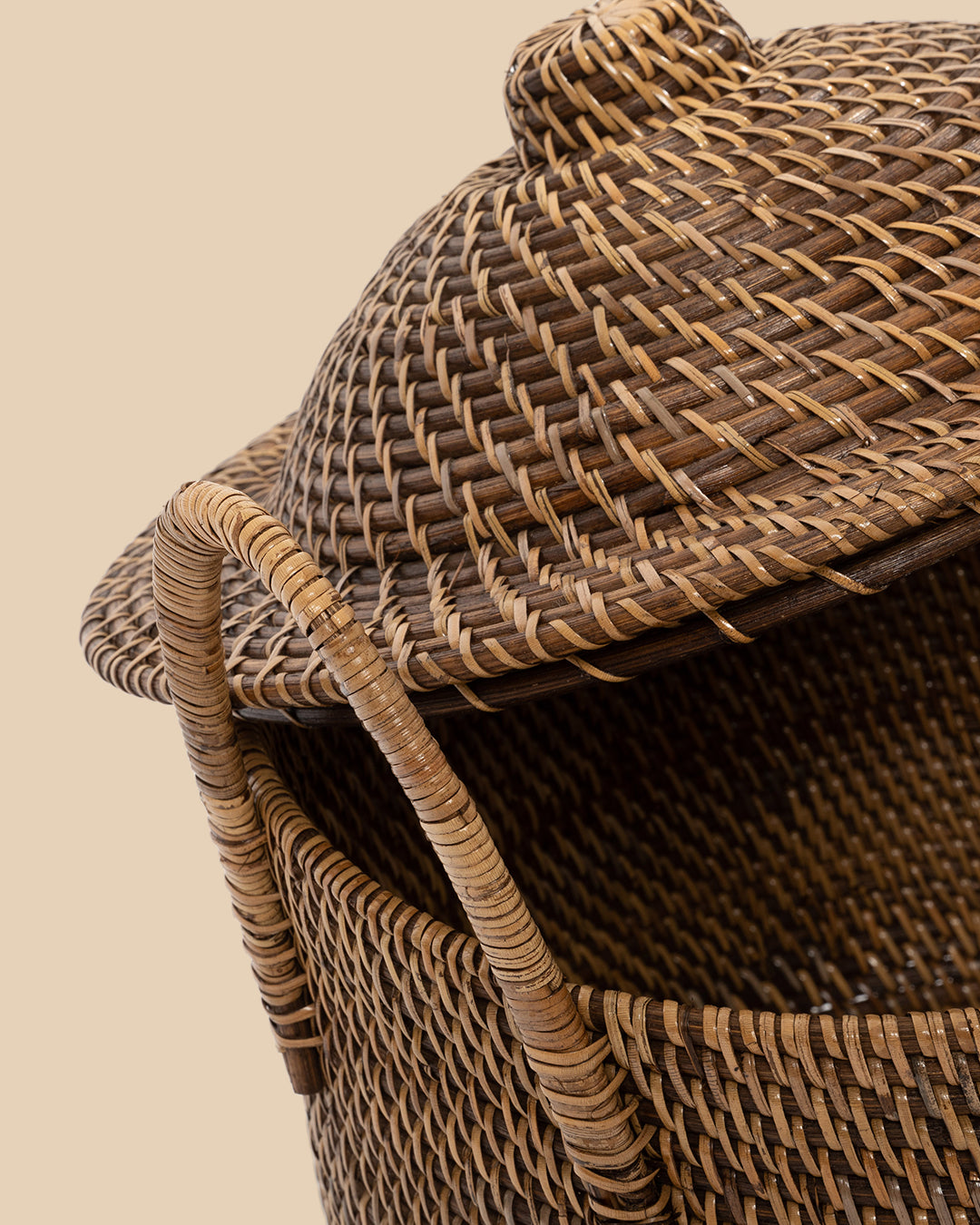 Il Cestino Con Maniglie Coloniale - Marrone Naturale