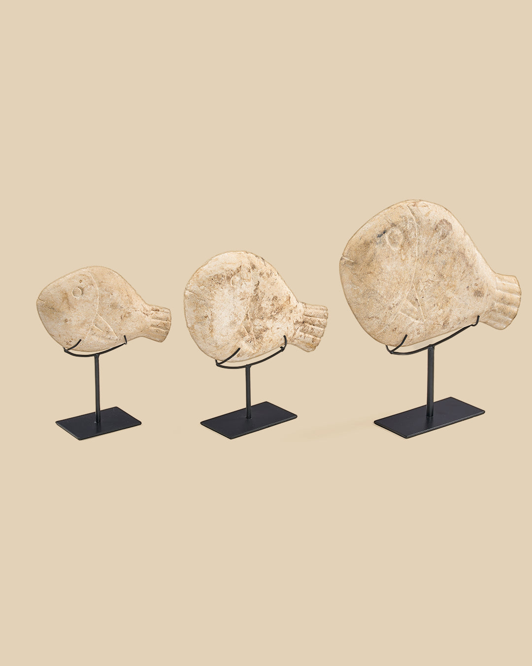 The Fish Stone on Stand - S