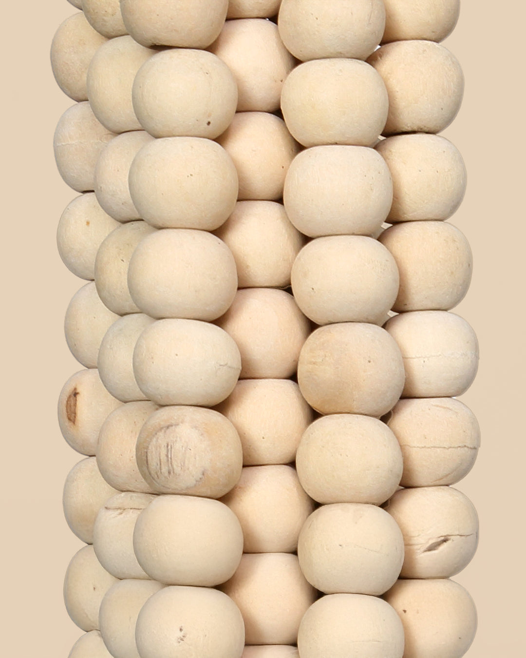 La Nappa con Perline di Legno - Naturale