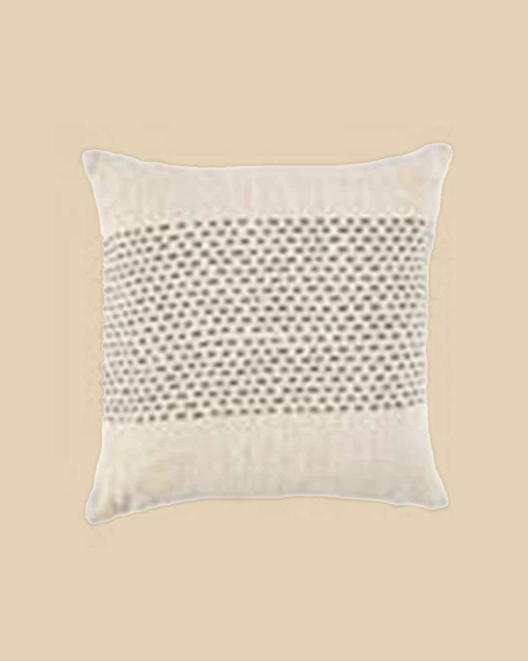 Copri Cuscino Misty - Naturale Nero