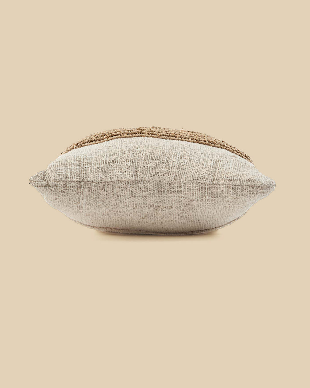 Copricuscino Raffia Stamp - Naturale