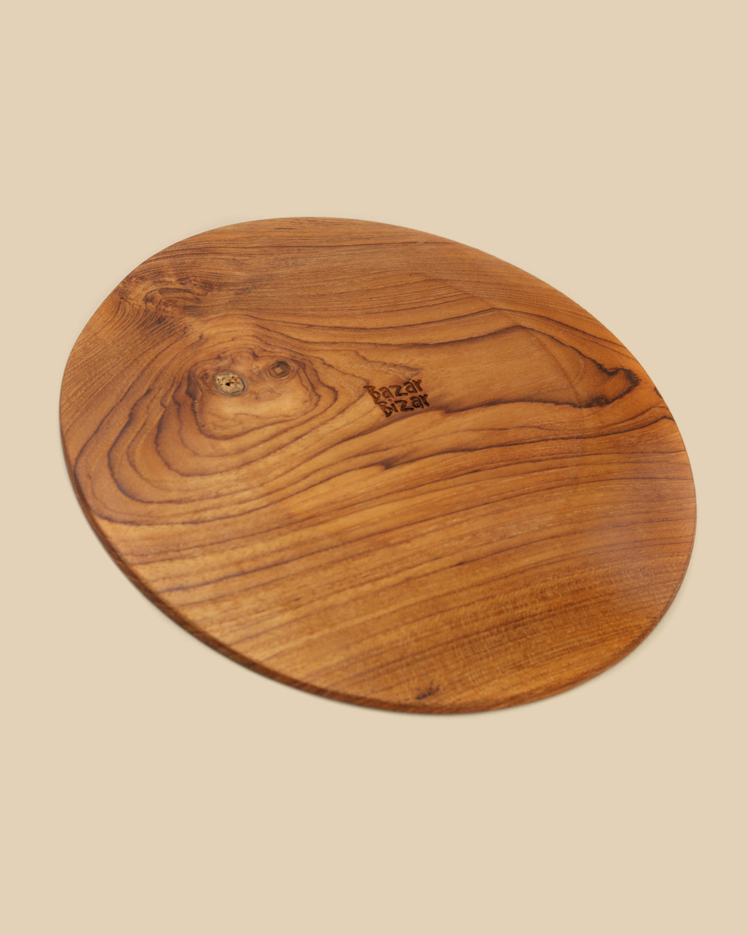 Il Piatto Rotondo In Radice Di Teak - XL