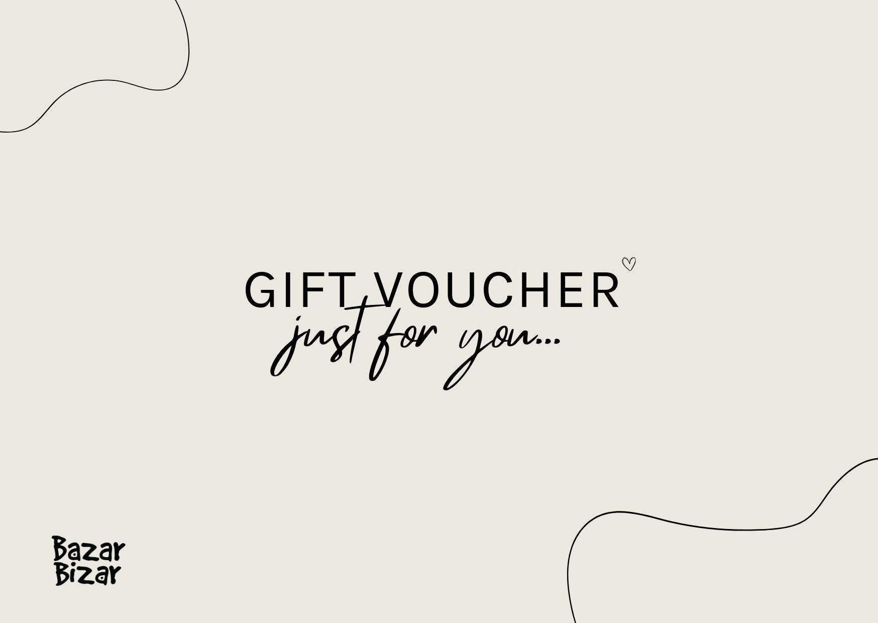 Bazar Bizar – Carta Regalo